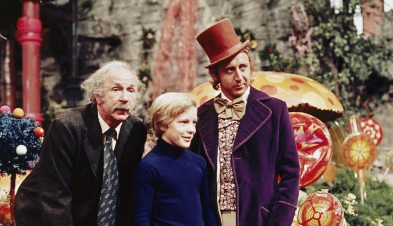 תמונה מהסרט "צ'ארלי והשוקולדה" (ווילי וונקה) משנת 1971