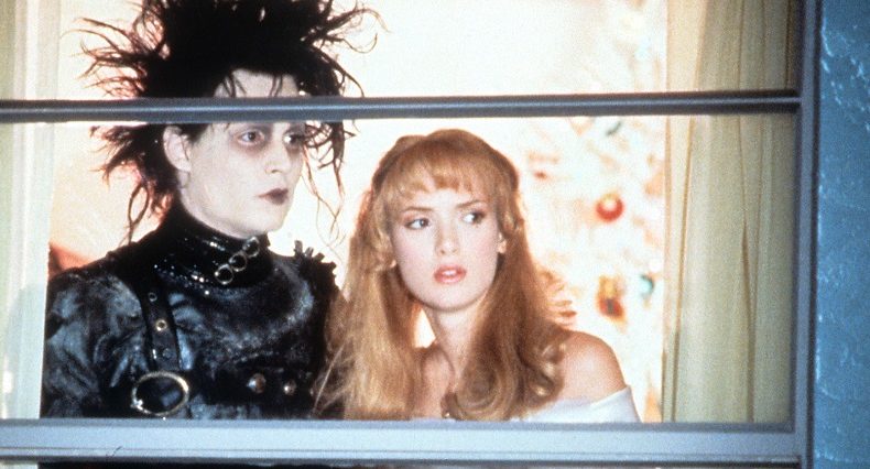 Johnny Depp And Winona Ryder In 'Edward Scissorhands'
